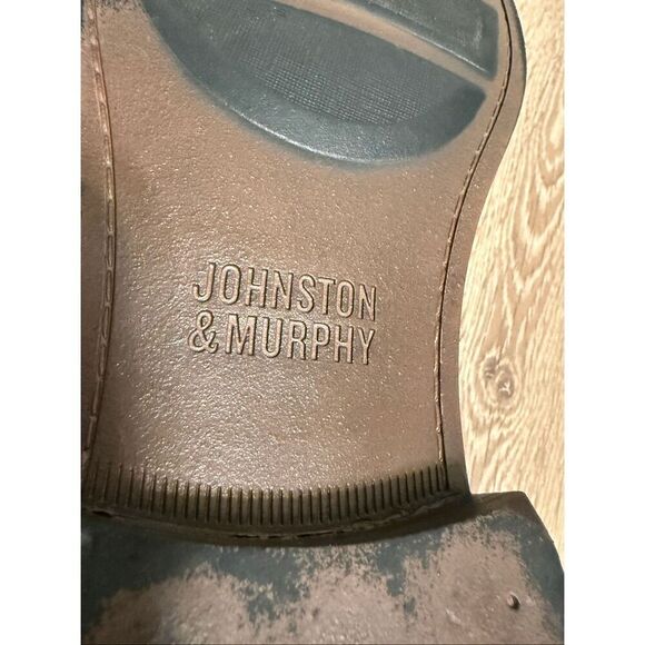 Johnston & Murphy Men\'s 13 Memory Foam Cap Toe Loafers Black Leather Dress Shoe main image 9